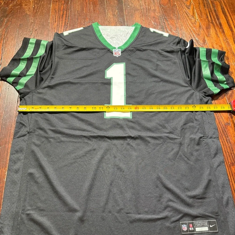 Ahmad Sauce Gardner #1 New York Jets Nike On‎ Field Legacy Jersey Black Size 2XL